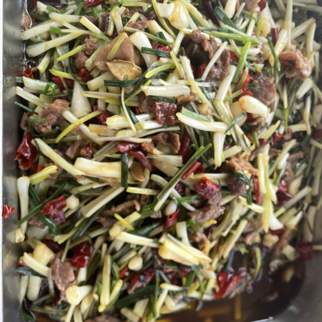 荞头炒牛肉荞头炒牛肉