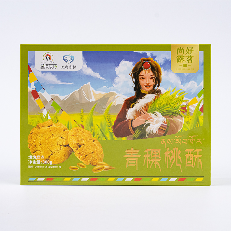 新龙青稞桃酥300g*3