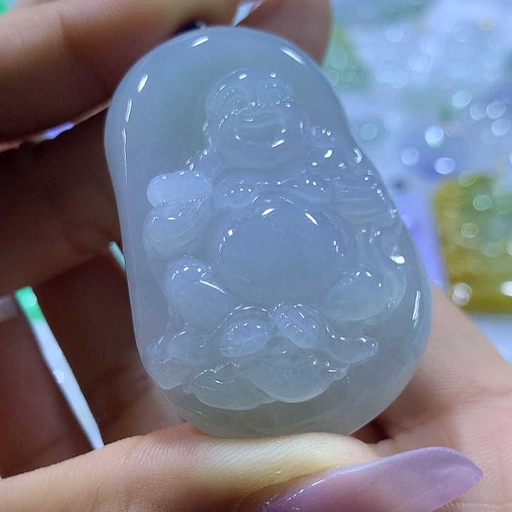 翡翠未镶嵌颈饰天然翡翠A货吊坠