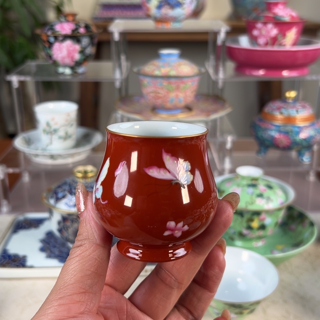 l**g纯手工手绘 高端茶器