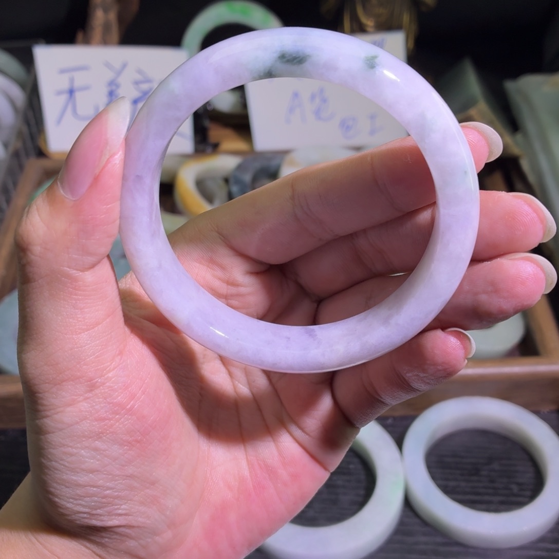 定制翡翠未镶嵌缅甸翡翠A货手镯毛胚定制