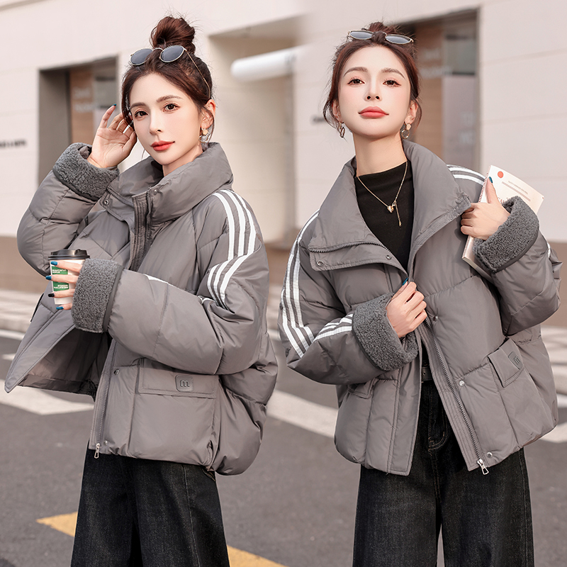 羽绒棉服冬季新款韩版百搭潮流加厚保暖防寒甜美宽松网红棉袄外套