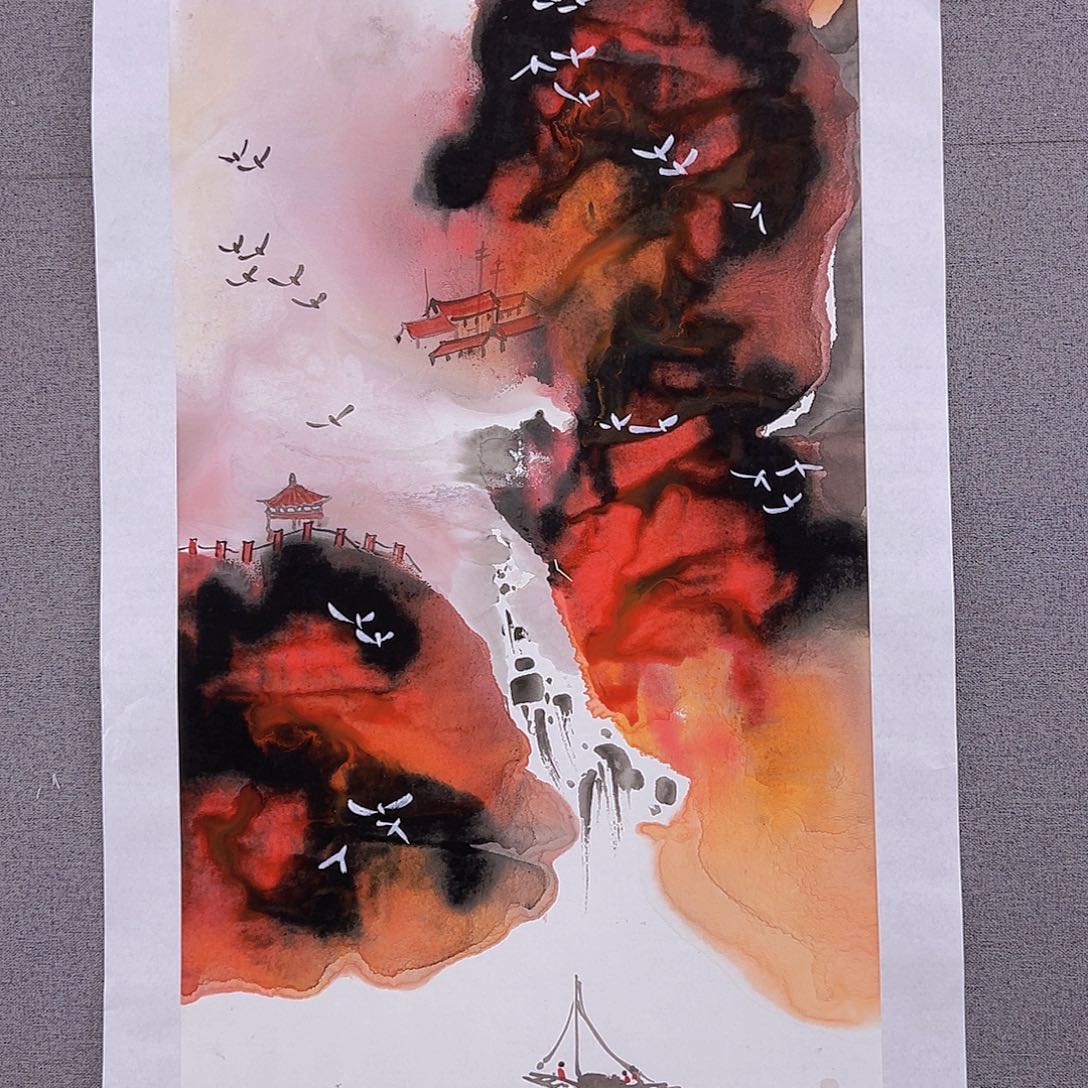 国画当代艺术，展览作品