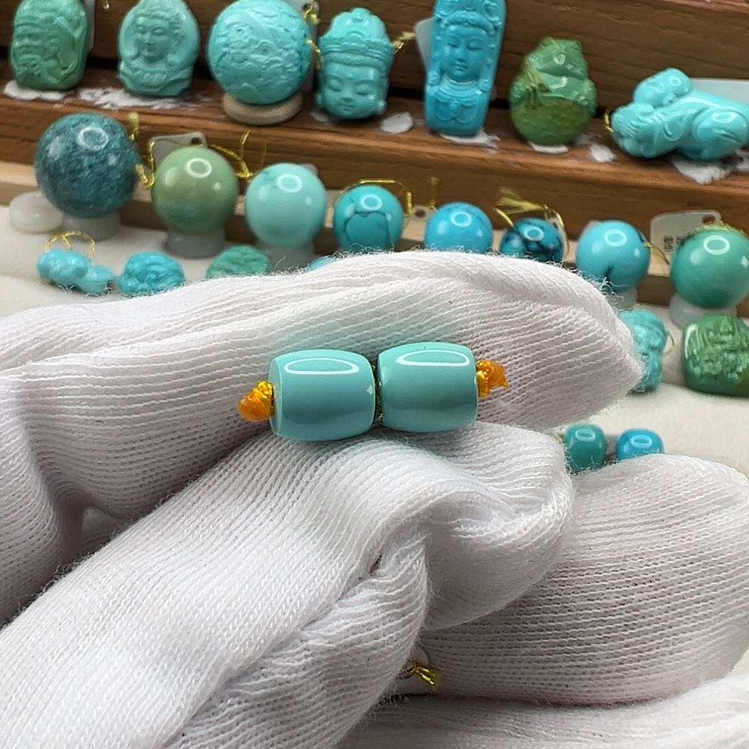 未镶嵌绿松石珠宝奇石