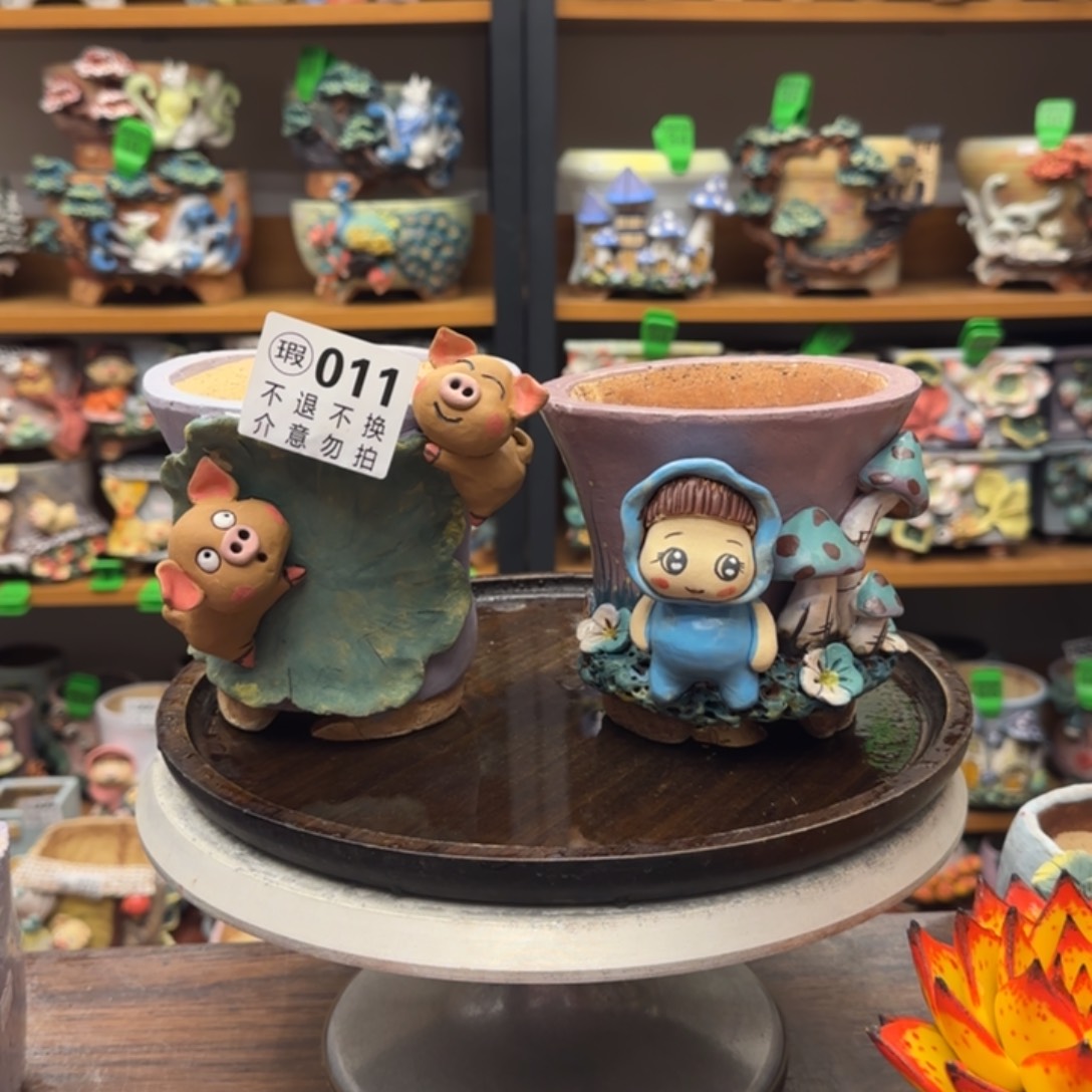 【闪购商品】陶瓷粗陶手捏