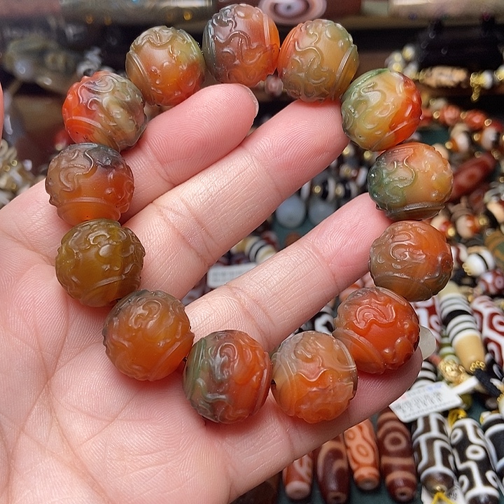 玛瑙/玉髓未镶嵌手链