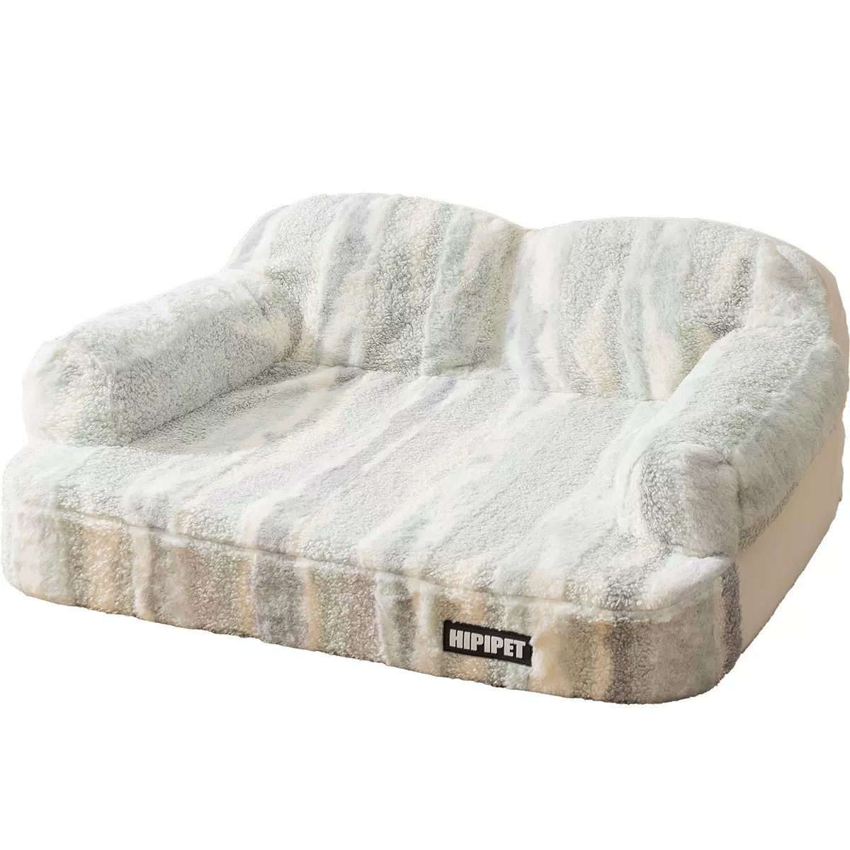 秋冬保暖可拆洗月亮绒乳胶猫沙发宠物窝垫