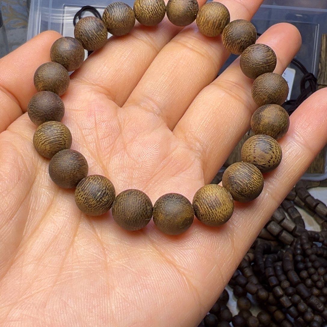 沉香手串卡10保10克圆珠单圈多样性发一