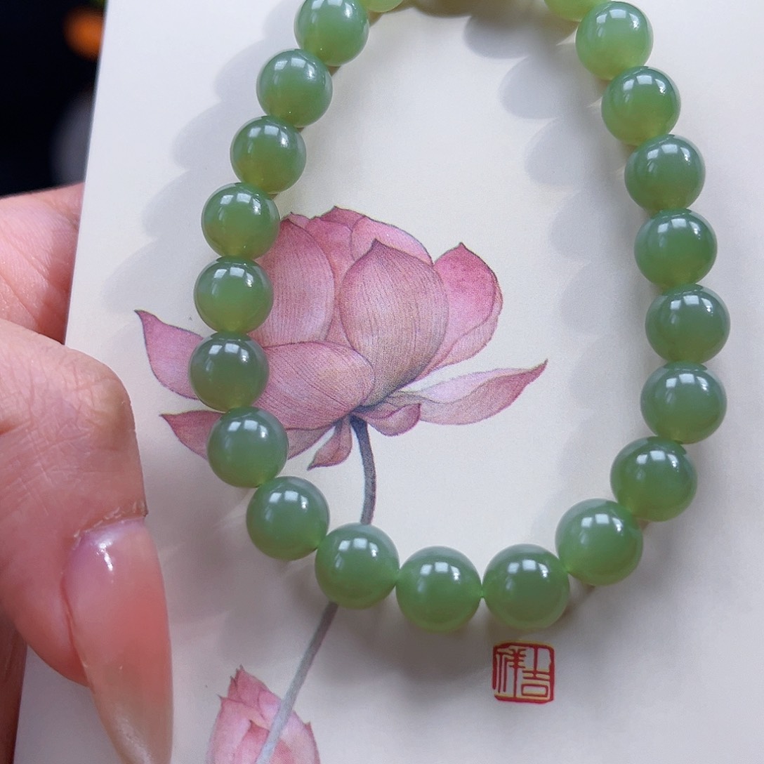 和田玉未镶嵌手串