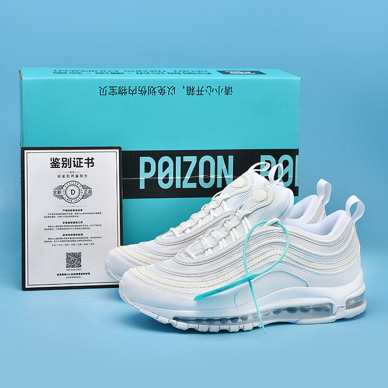 airmax97男鞋夏季透气莆田运动鞋男款全掌气垫鞋子弹头减震跑步鞋