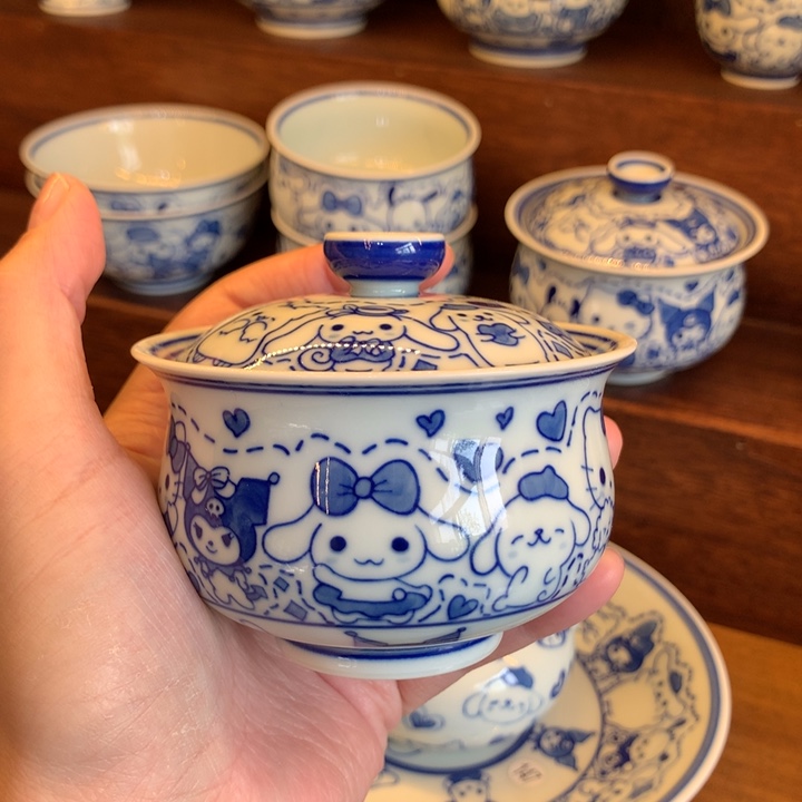 三丽鸥炉式盖碗152号