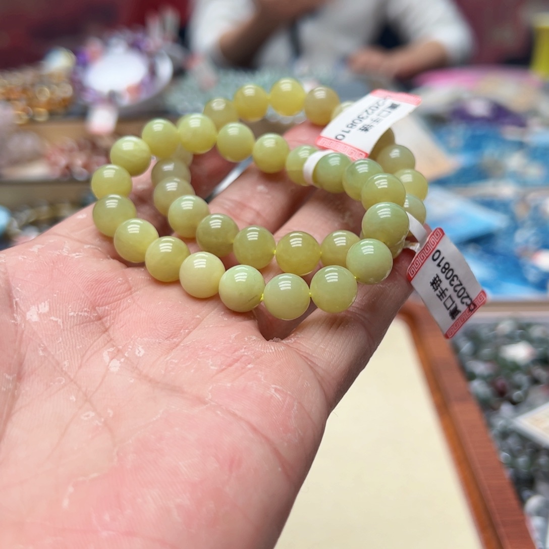 未镶嵌手链水晶黄口