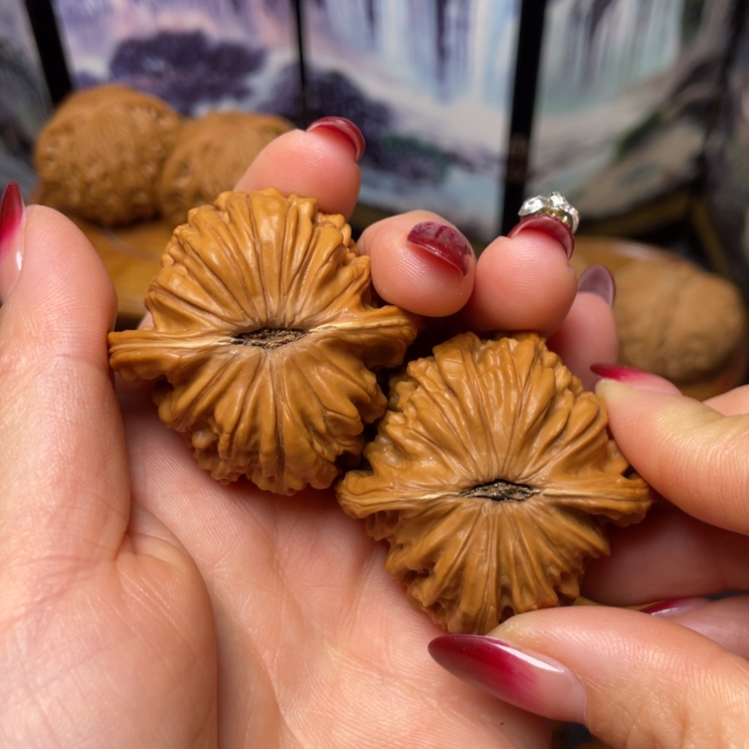 把件文玩核桃43四座楼