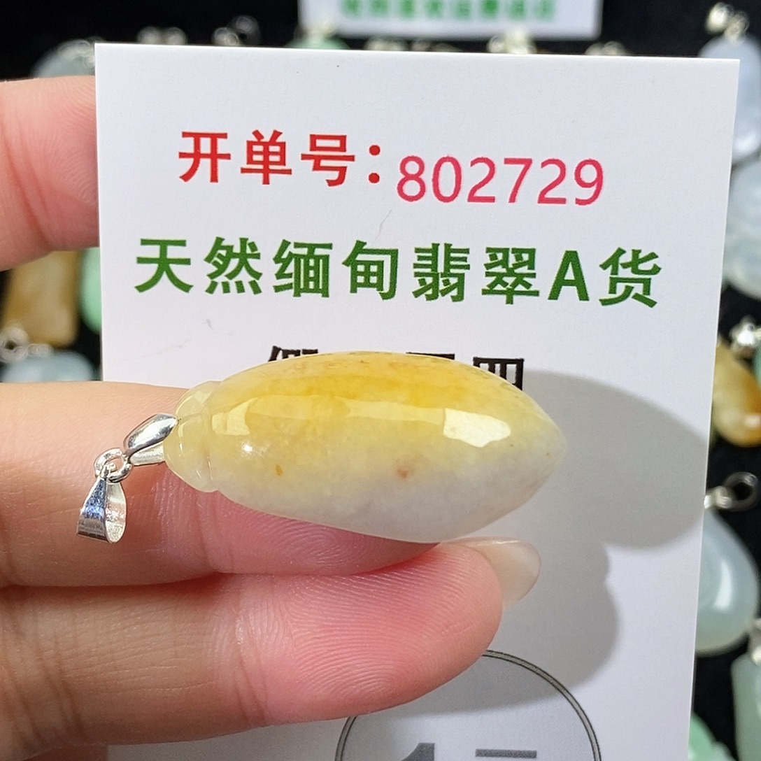 翡翠未镶嵌颈饰吊坠