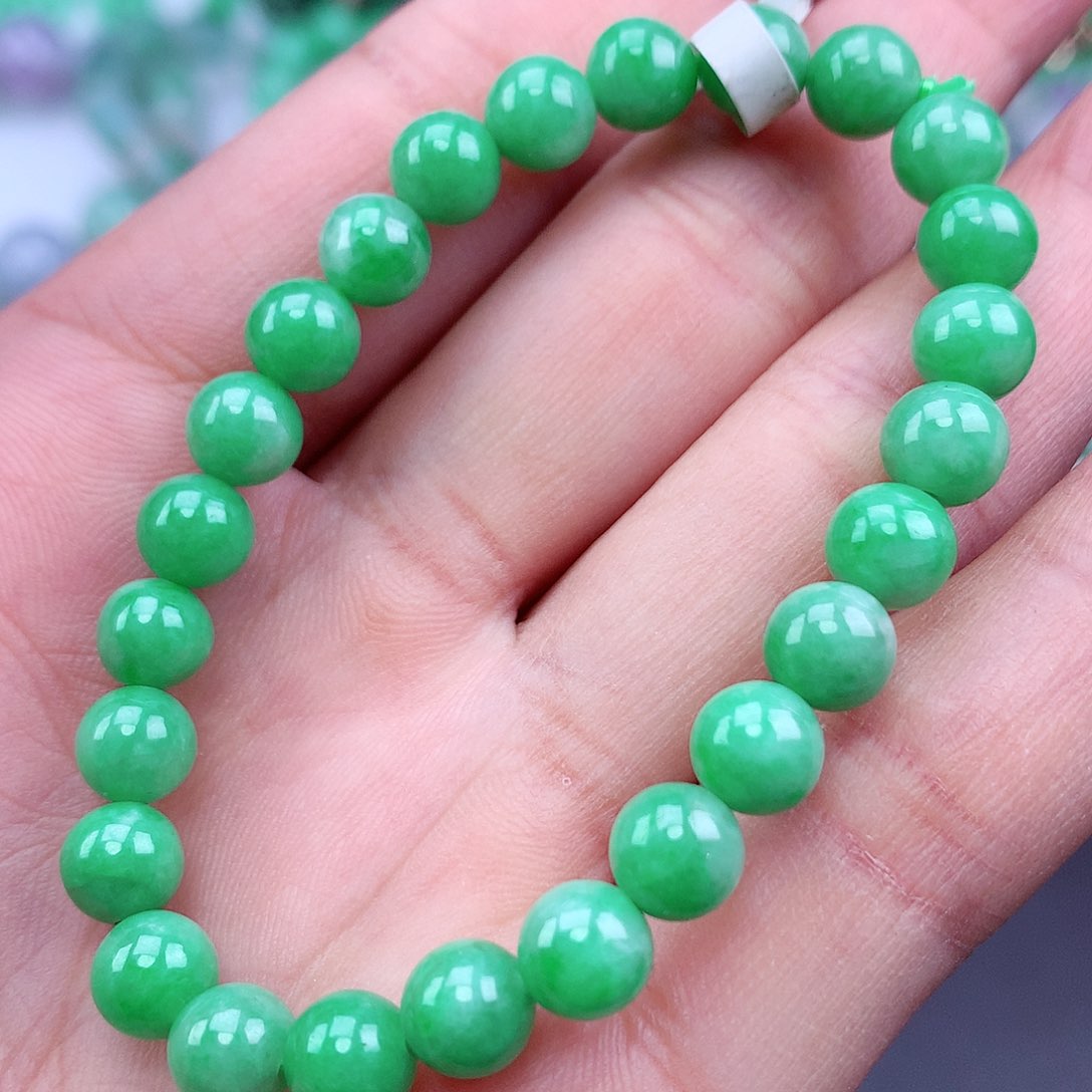 未镶嵌手链翡翠手串