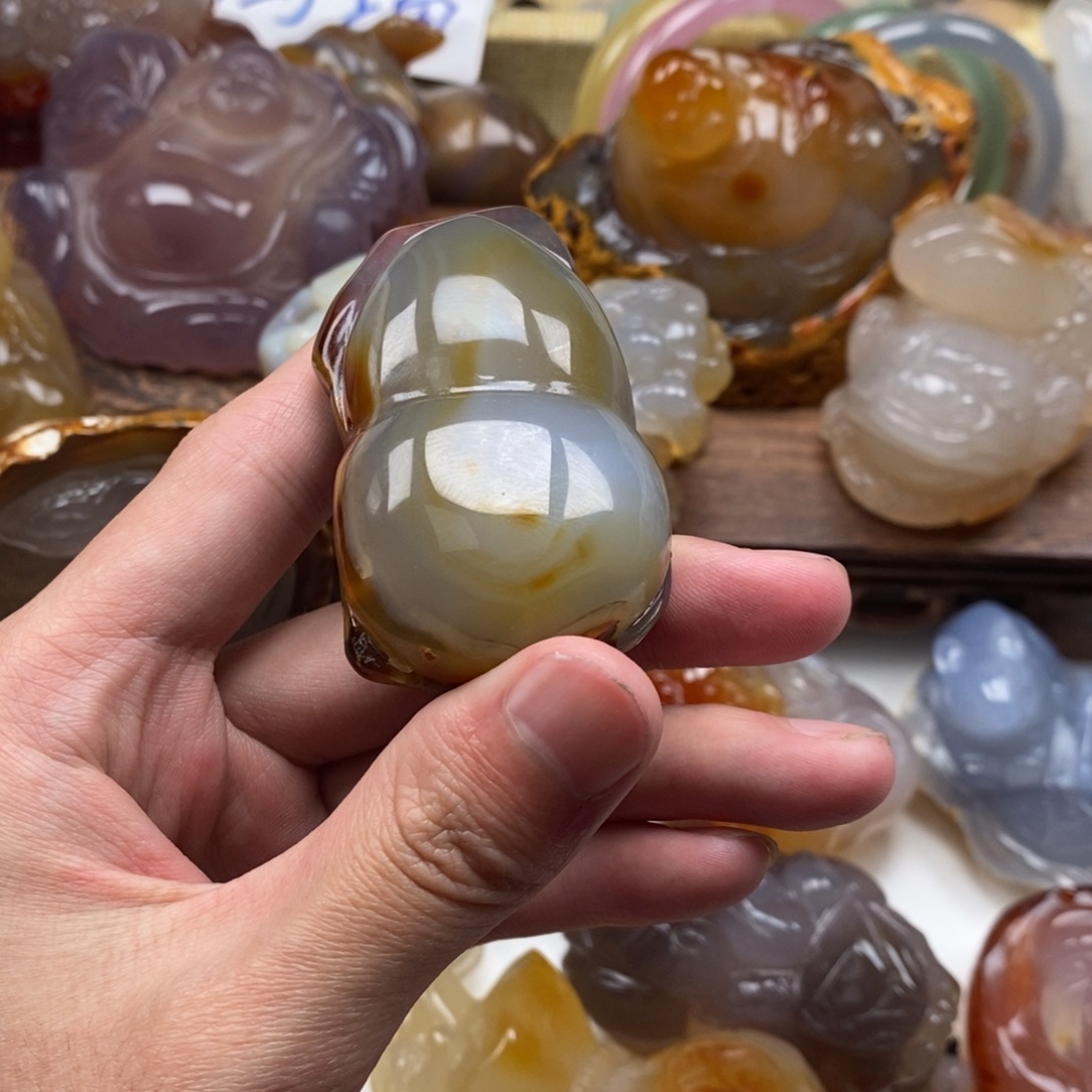 玛瑙/玉髓未镶嵌颈饰