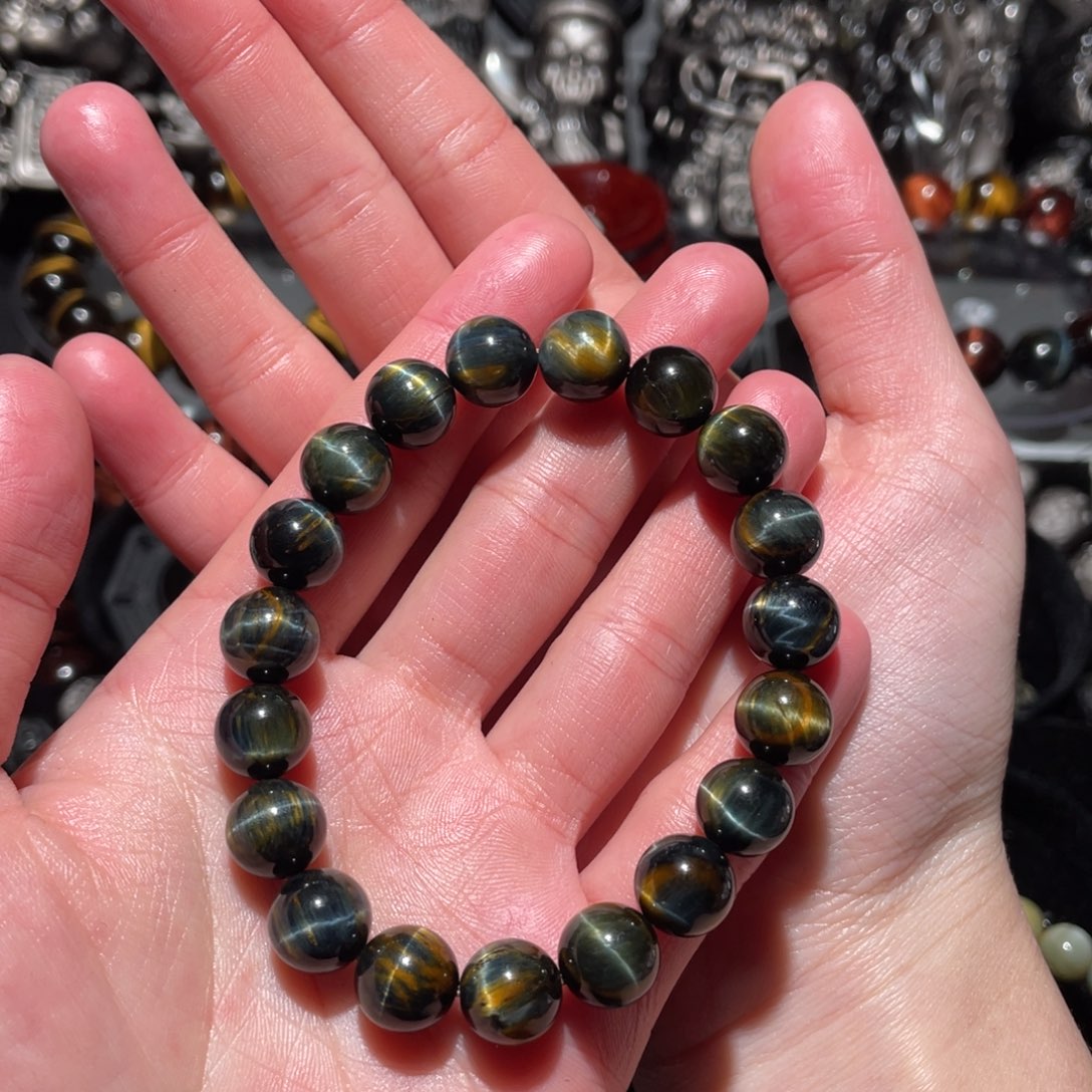 木变石（虎睛石）手串未镶嵌驾**伟
