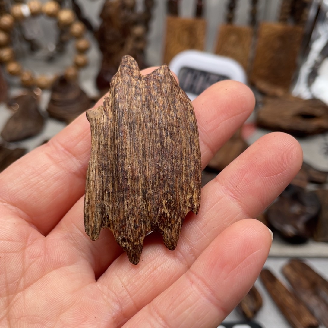 沉香碎屑沉香富国岛九分扭结料3.47+