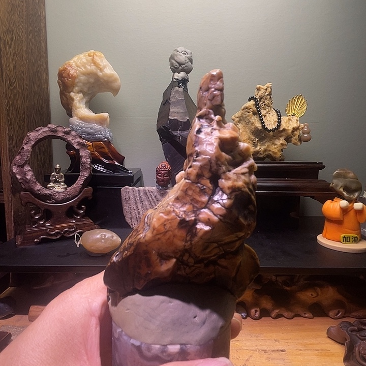 明***堂杏核手串/手链内蒙古戈壁石阿拉善