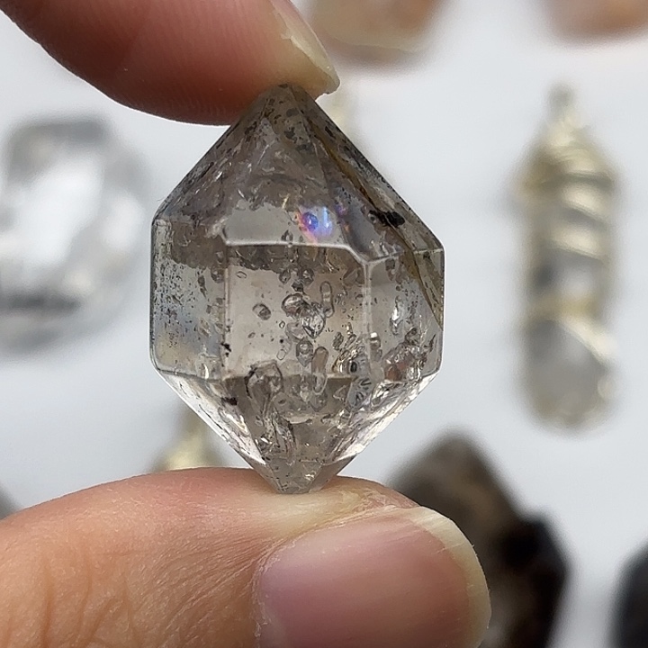 未镶嵌颈饰水晶茶闪灵钻27mm+