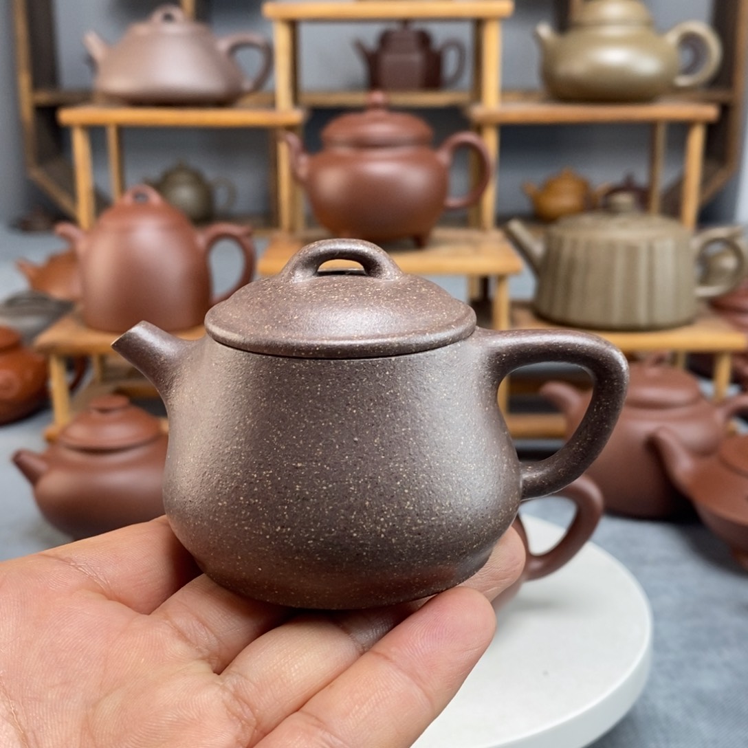 紫砂茶壶共生矿90Cc 隐瓢