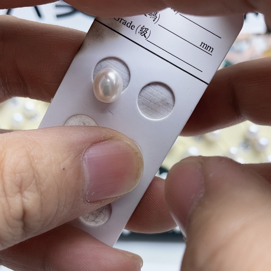 d***i银S925镶嵌耳饰淡水珍珠