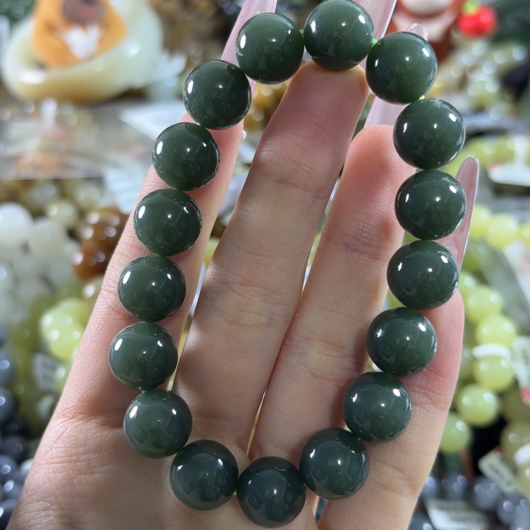 和田玉未镶嵌手链