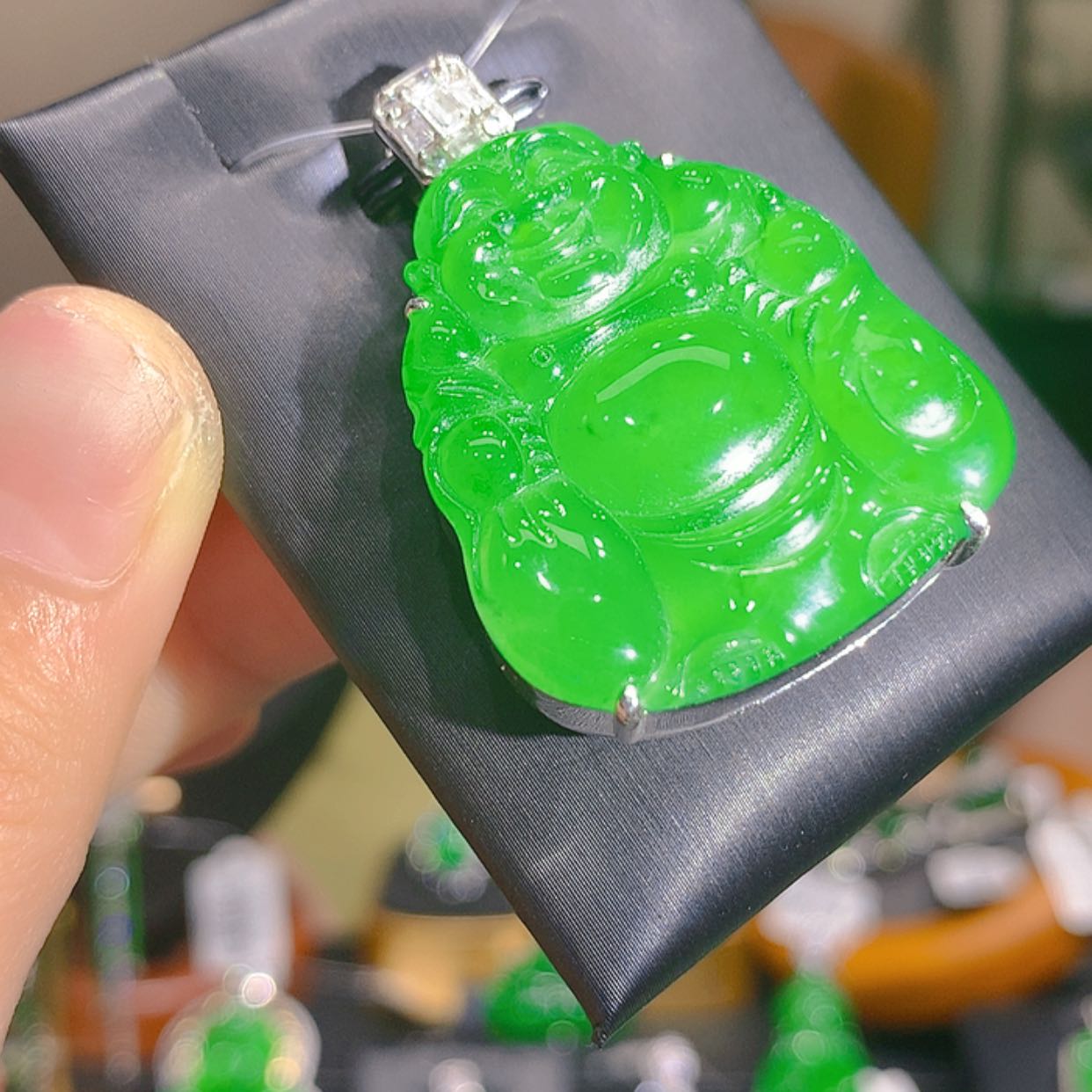 【闪购商品】翡翠银S925镶嵌颈饰5柒姐