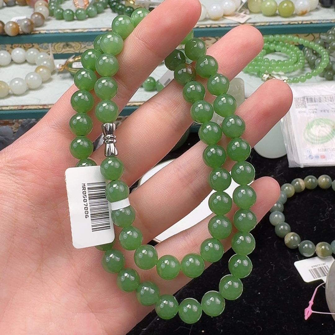 和田玉手串未镶嵌