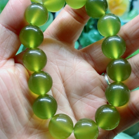 蛇纹石玉未镶嵌手串