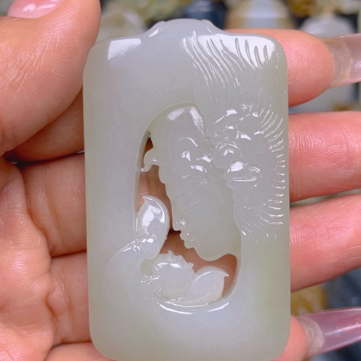 和田玉挂件未镶嵌