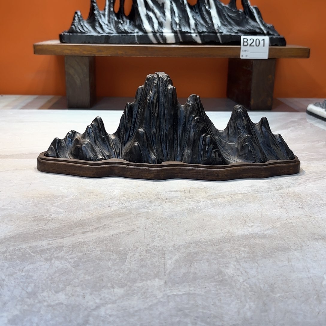 摆件谁**涯灵璧石奇石摆件 