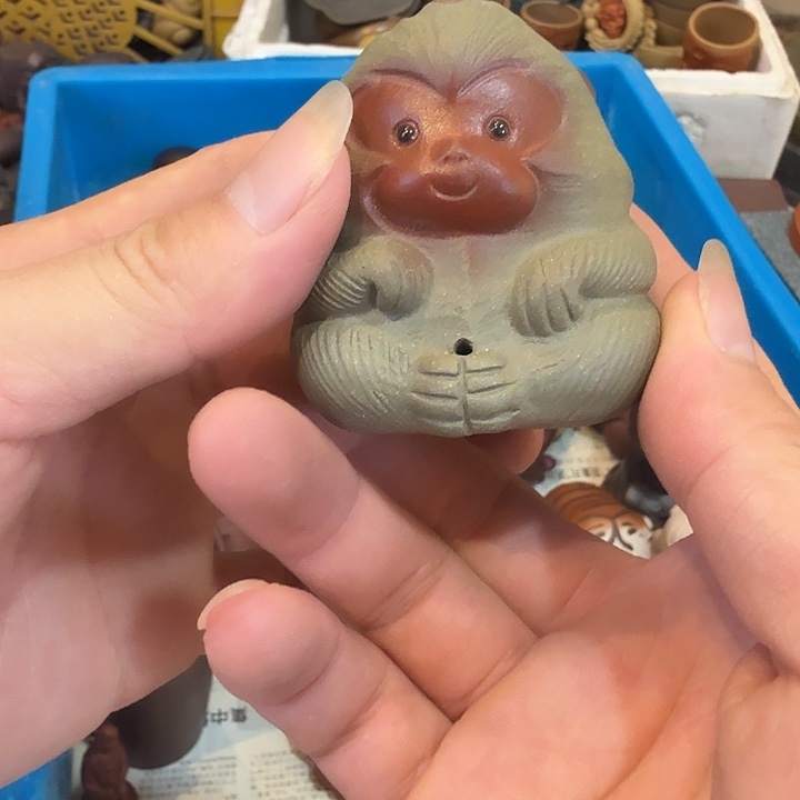 紫砂茶宠雕塑瑕疵茶宠