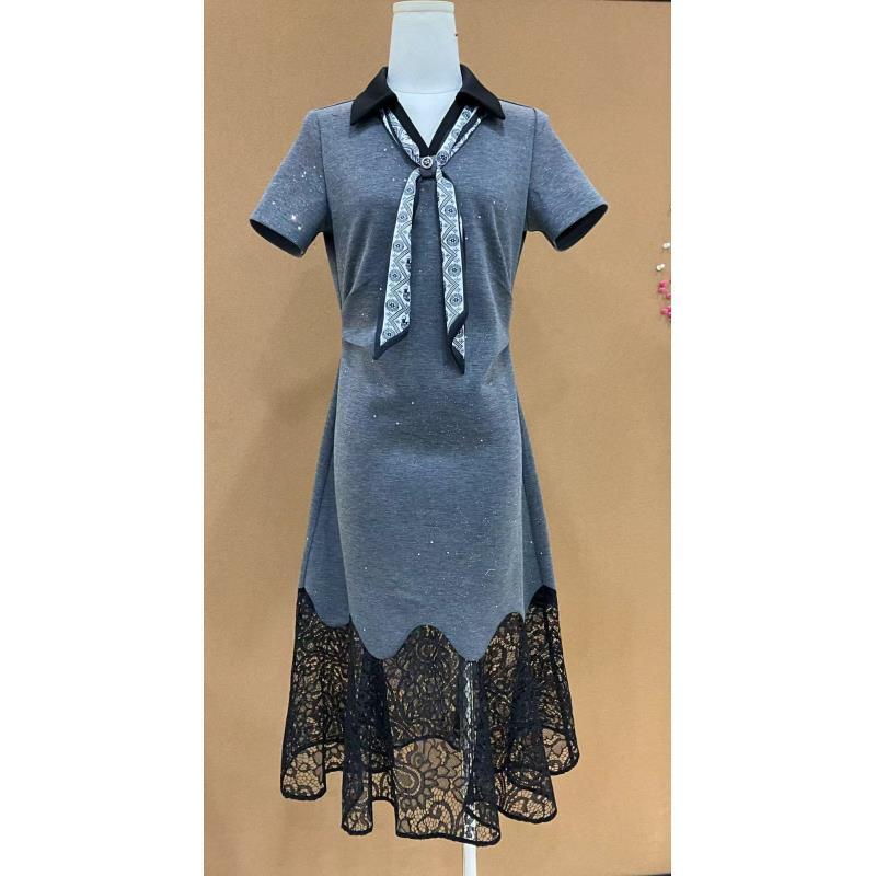 【宠粉价】蝴蝶连衣裙旗袍裙子礼服拼接可拆卸不褪色圆领JC-A4090