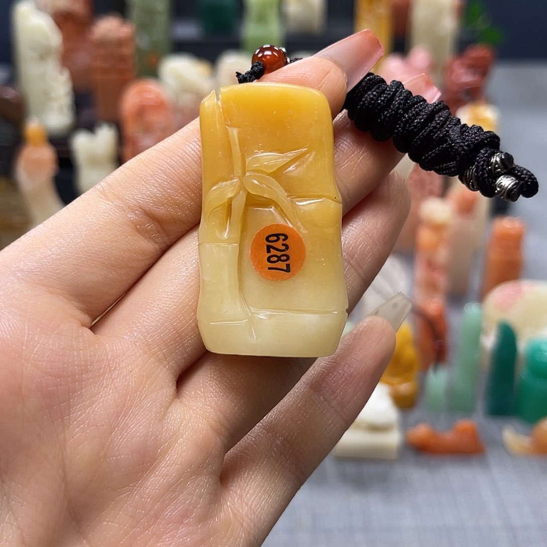 昌化石印石包邮包刻6287