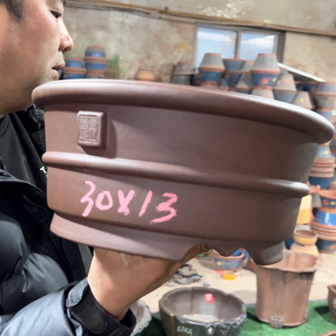 紫砂花盆紫砂花盆