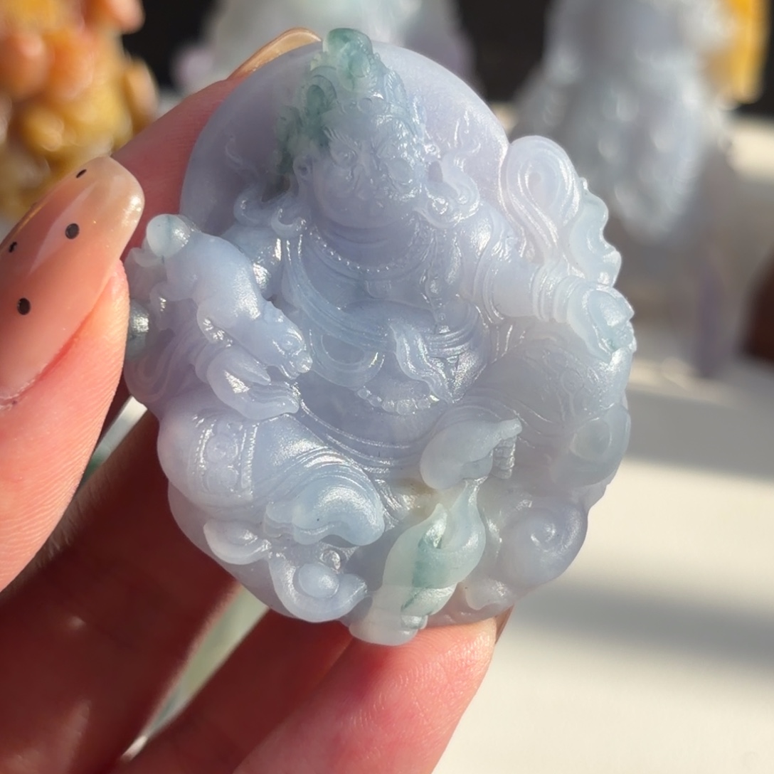 定制翡翠未镶嵌黄财神