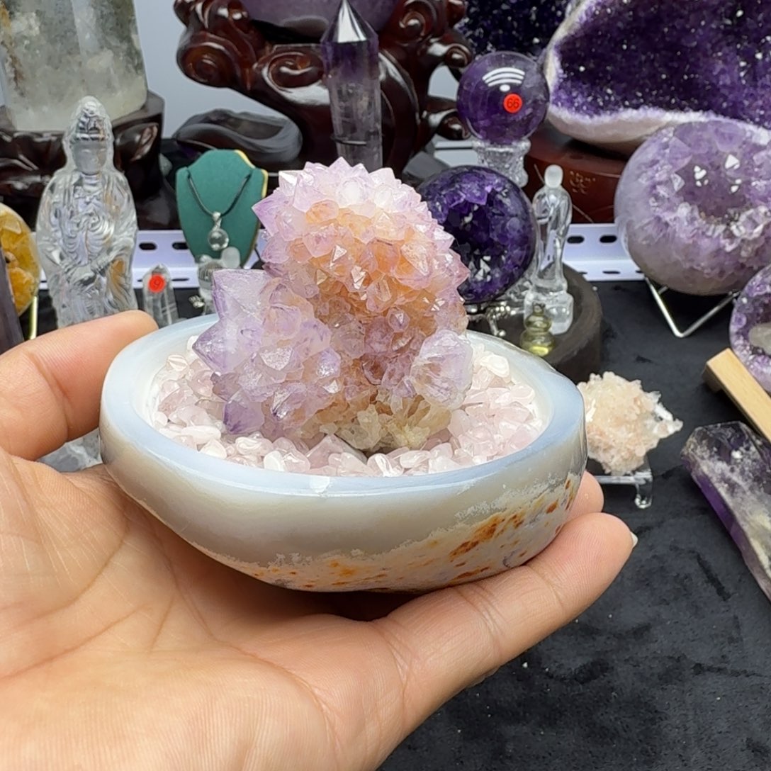 水晶摆件未镶嵌天然