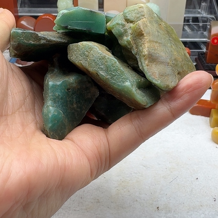 墨***风印石昌化石雅安新绿原料