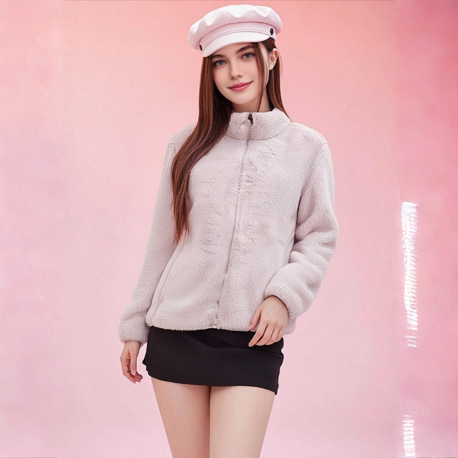 kolping冬季保暖时尚百搭三色女士抓绒衣KRJ6749W