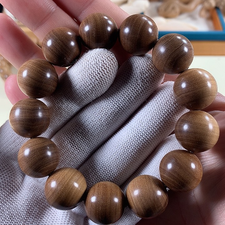 手串/手链檀香木横纹黑肉1.8奶香花香微微瑕精品福利