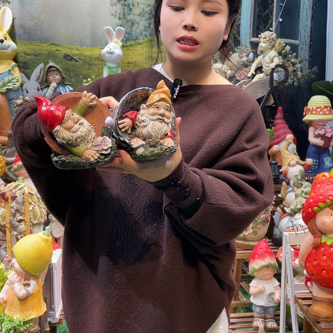 摆件花园摆件红红火火