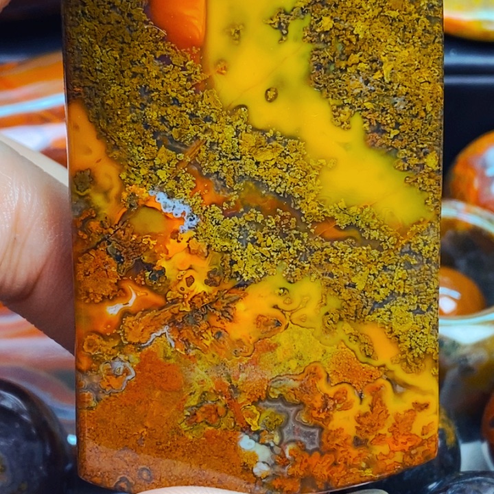 放***刀玛瑙/玉髓未镶嵌玛瑙