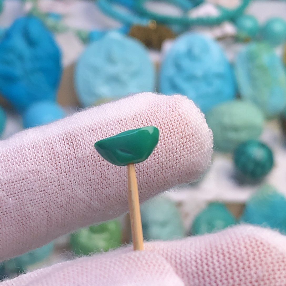 绿松石珠宝奇石未镶嵌