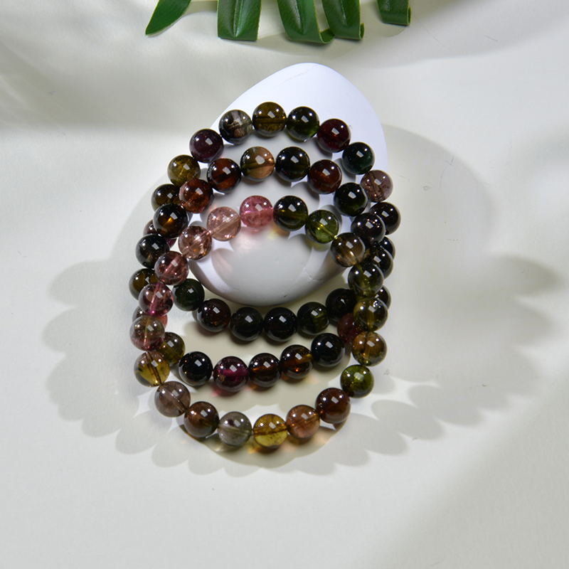 【天宫珠宝 黑玫瑰碧玺手串】A03-3多样性发其一