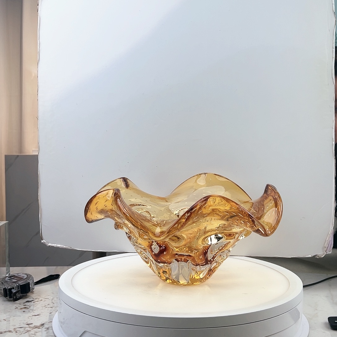 茶盏琉璃水晶果盘