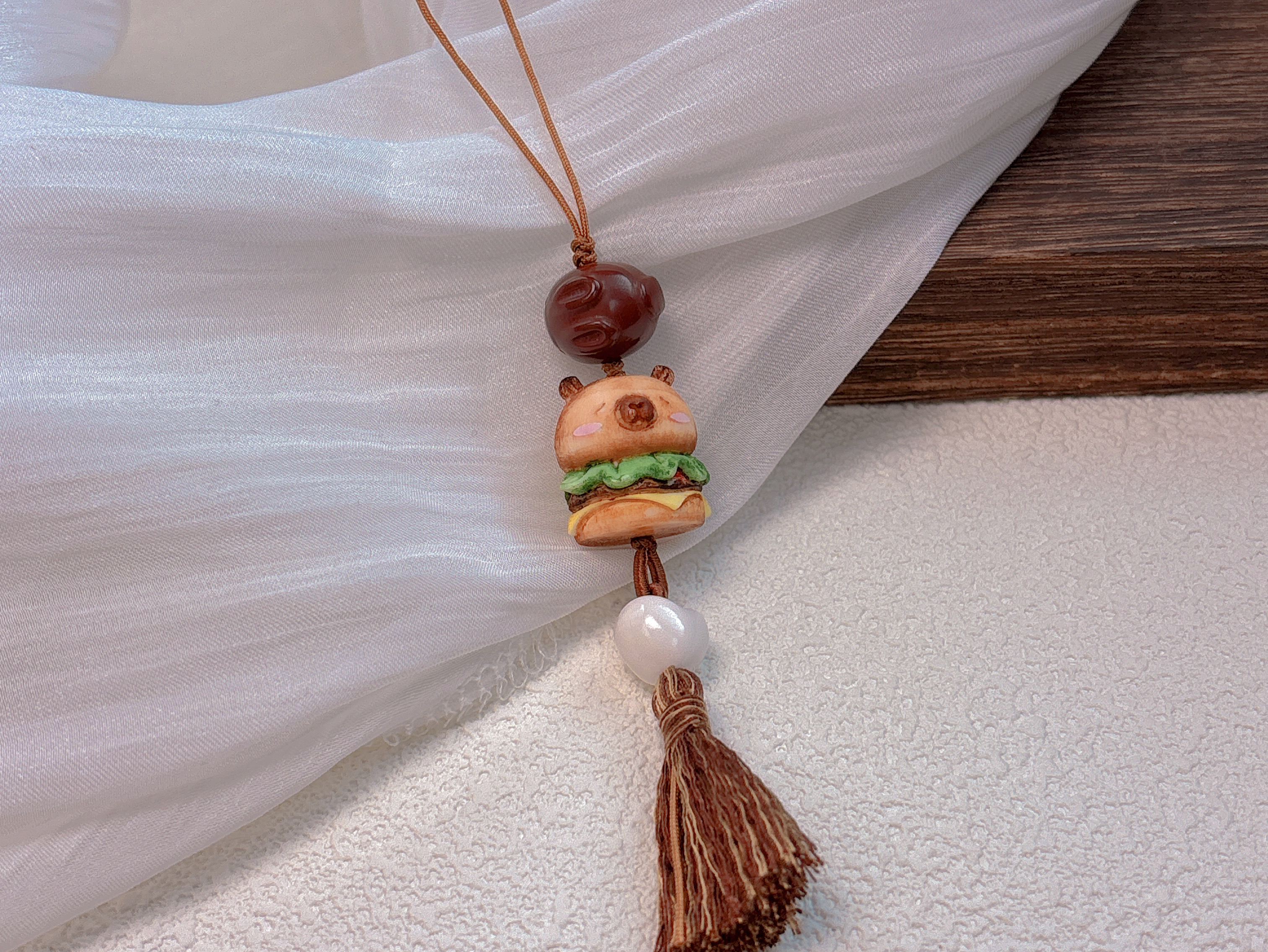 天然木质小可爱挂件