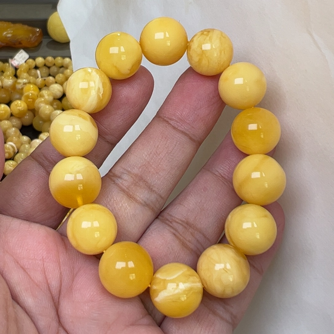 蜜蜡未镶嵌裸石14加22克微杂