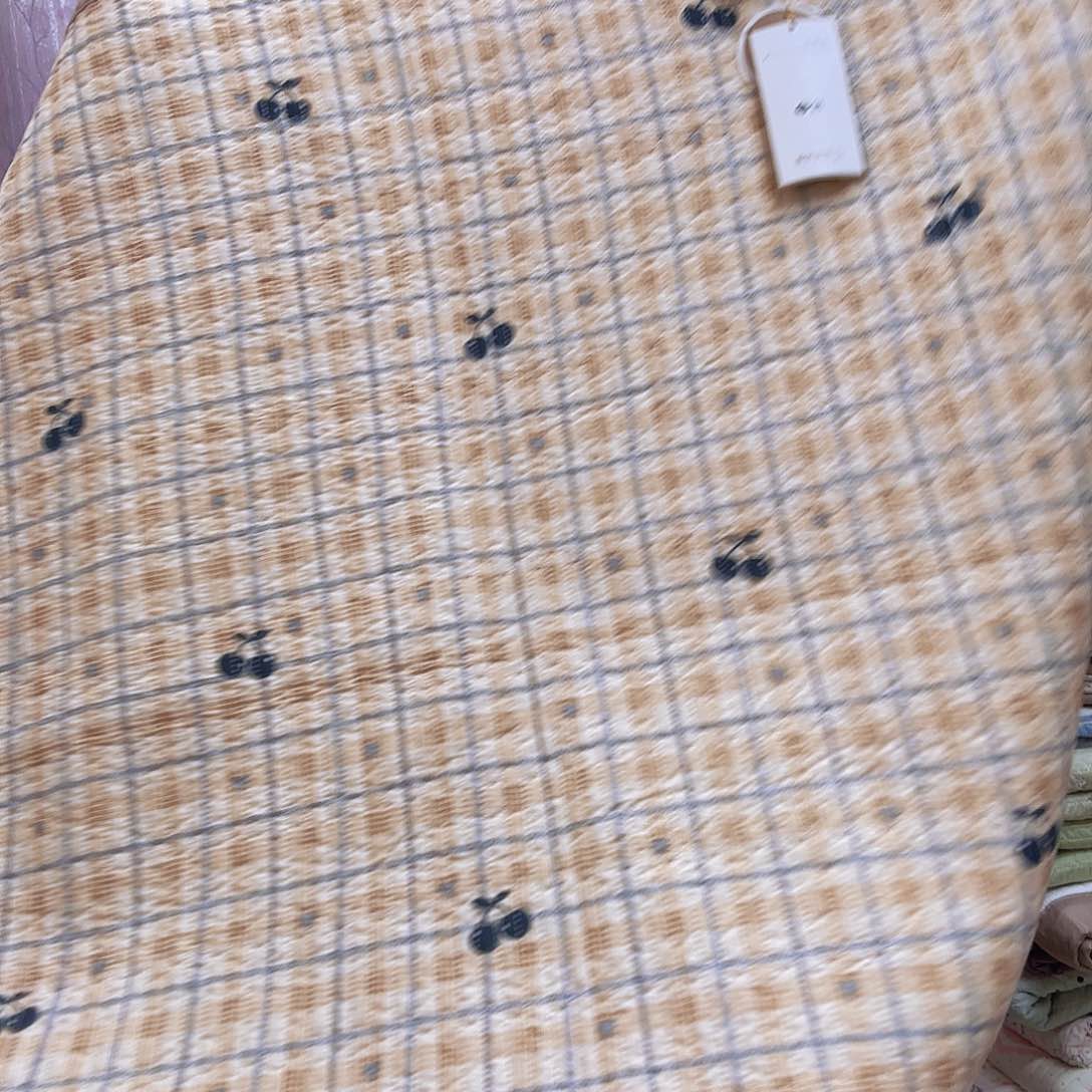 水洗布2米×2.2米兰格樱桃