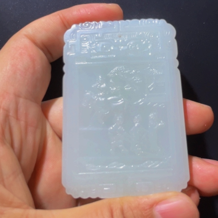 和田玉颈饰未镶嵌山*侠